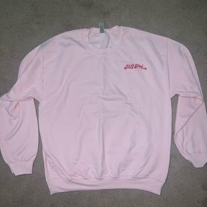 Alpha Epsilon Phi Pink Crewneck